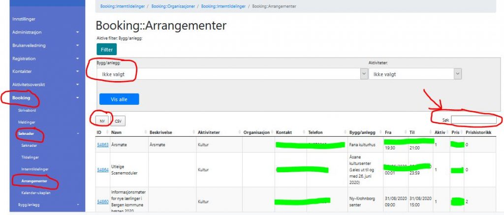 Hvordan opprette et arrangement? Aktiv kommune Registrer deg på arrangement